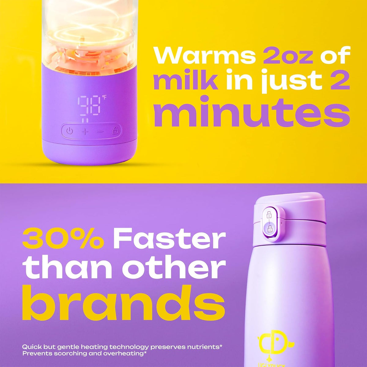 Ugly Duck PureWarm Portable Bottle Warmer.