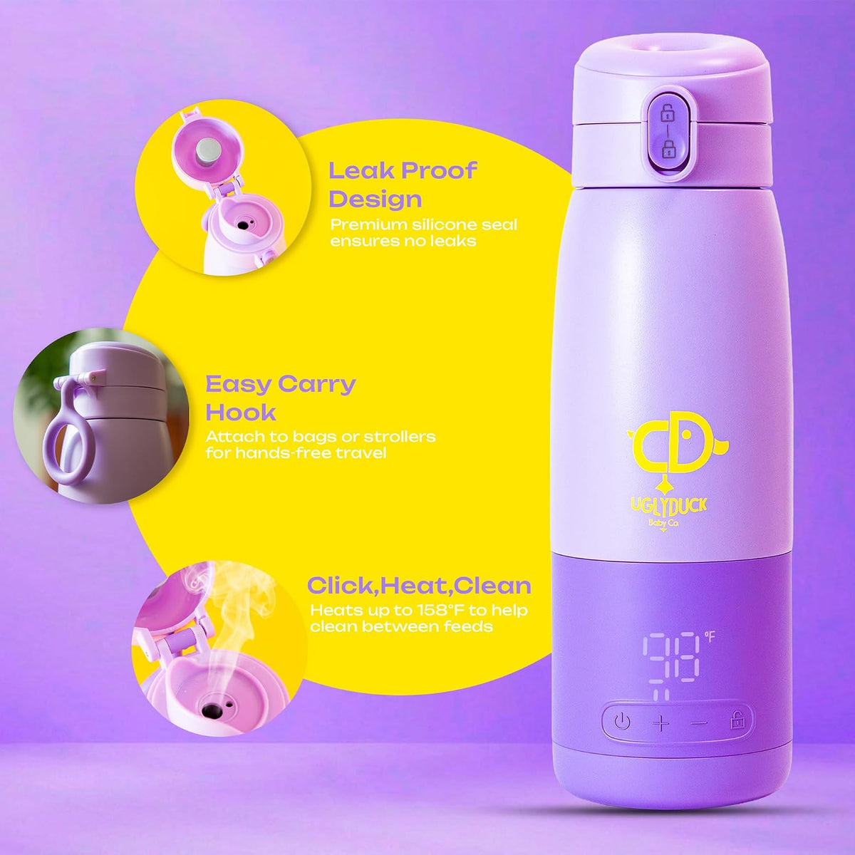 Ugly Duck PureWarm Portable Bottle Warmer.
